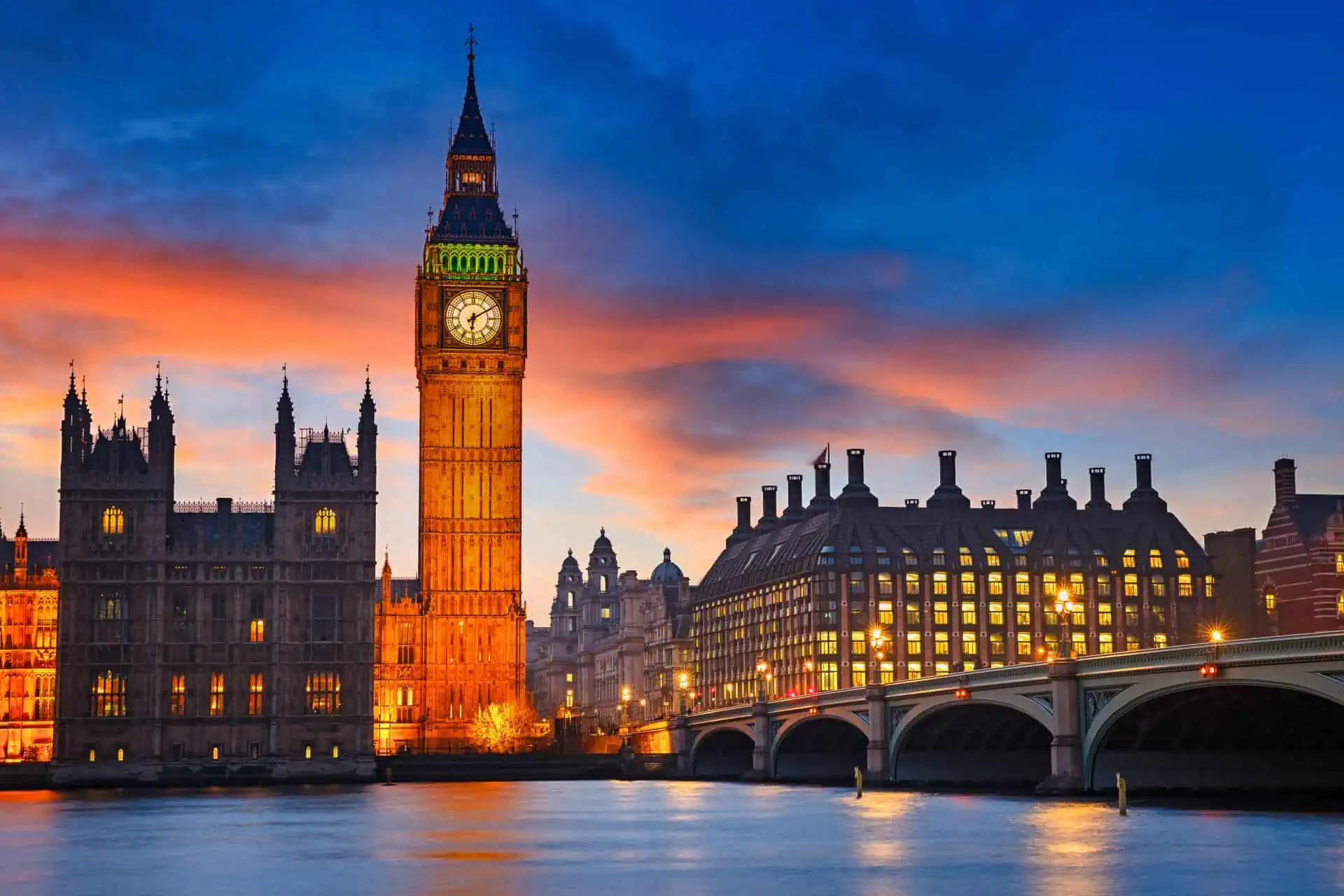 Big Ben and Westminster Bridge