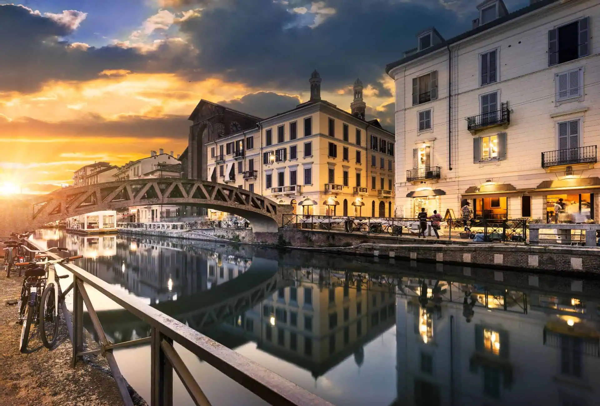 Bridge over the Naviglio canal