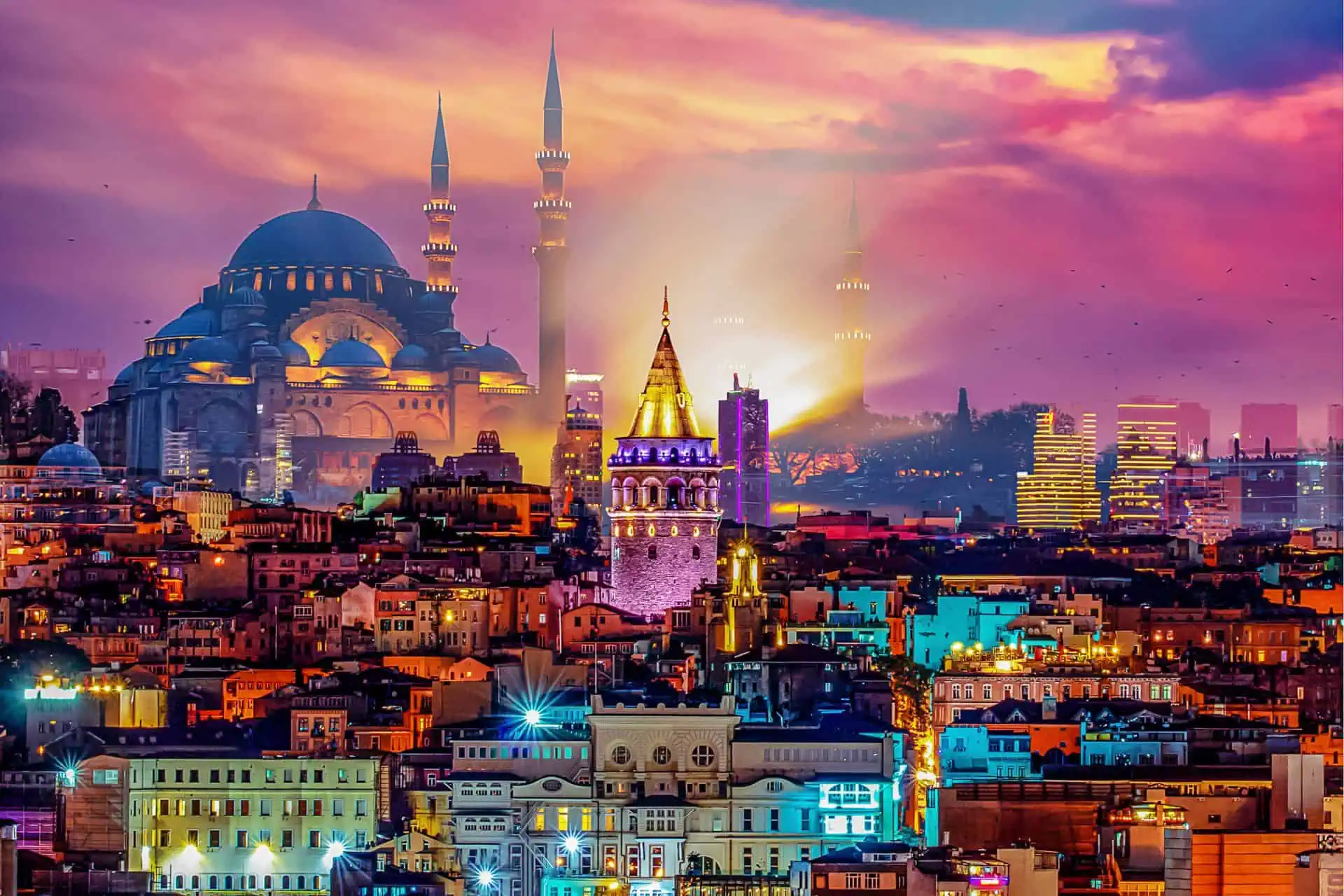 Galata Tower, Suleymaniye Mosque
