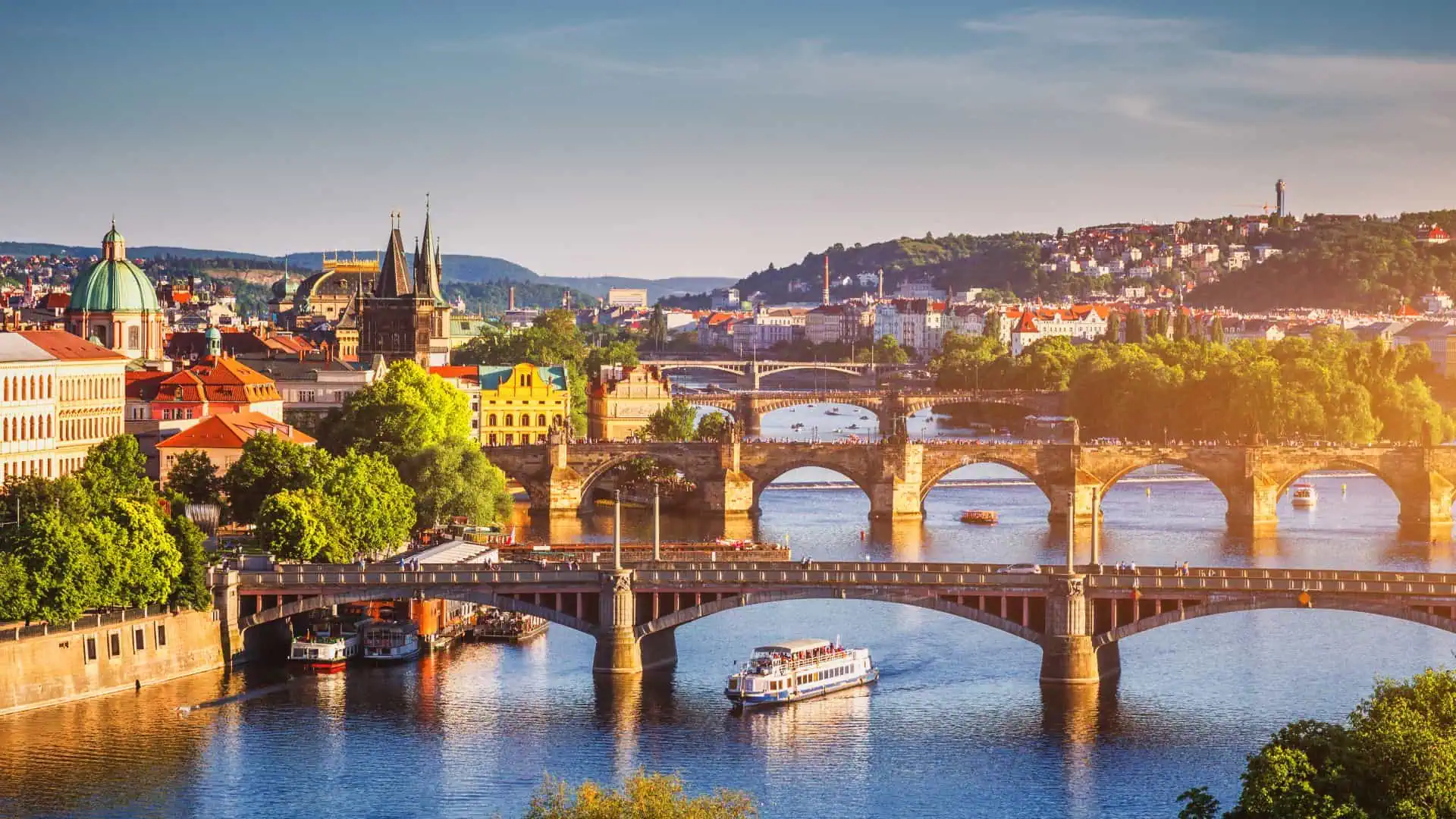 architecture of the Old Town pier and Charles Bridge