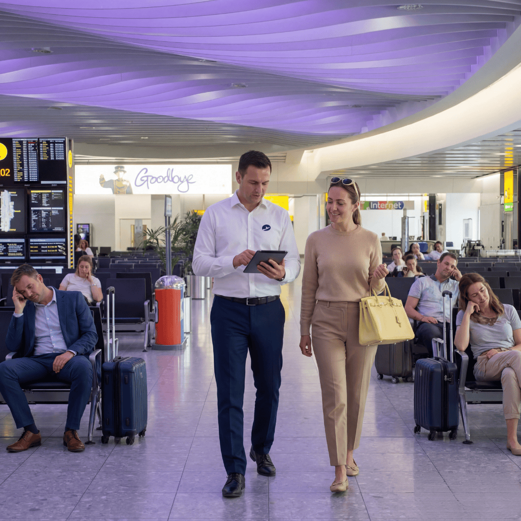 escort to gate 